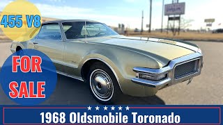 1968 Oldsmobile Toronado  455 V8 ** FOR SALE **  #usa #classiccars #cool