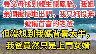 養父母找到親生龍鳳胎，我姐弟倆被掃地出門，我只好投奔號稱首富的老爸，但沒想到我媽背景太牛，我爸竟然只是上門女婿