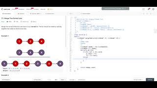 Leetcode 21. Merge Two Sorted Lists | Logic Coding