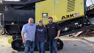 How George is shredding and recycling construction \u0026 demolition waste with the ARK SH-60 shredder