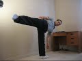 side kick tutorial training high kick side kick powerful fast side roundhouse and hook kick.