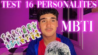 ASMR TEST 16 PERSONALITÉS MBTI