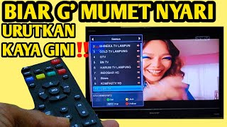 CARA MENGUBAH NOMOR URUT SIARAN TV DI SET TOP BOX MATRIX