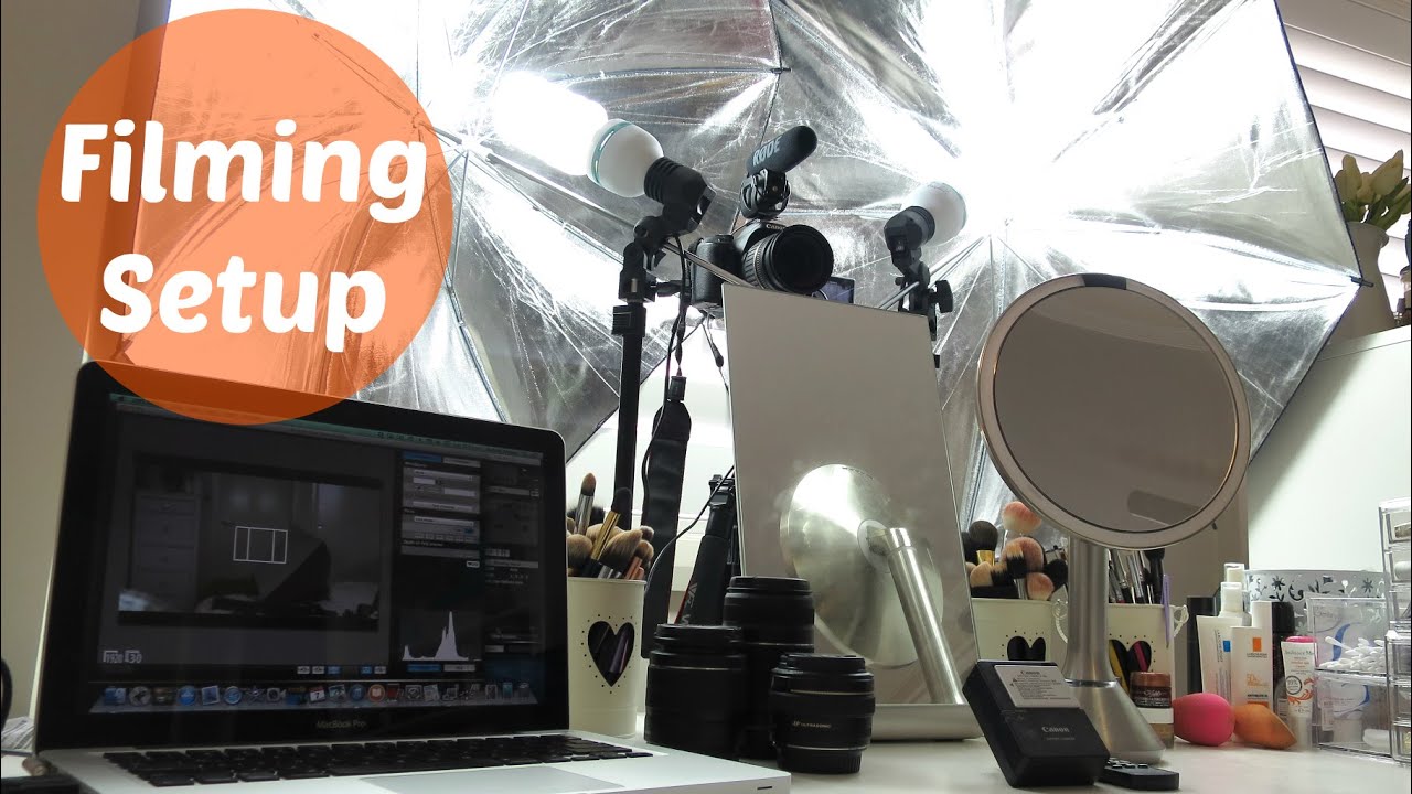 Filming Setup Equipment Behind The Tube Youtube