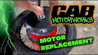 How to fix or replace your CAB ebike hub motor.