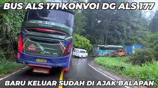 BUS ALS 171 BARU TIBA LANGSUNG DI AJAK BALAPAN DENGAN ALS 177, JALAN NYA EXTREME SEKALI