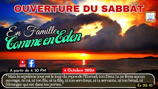 En Famille comme en Eden (Ouverture du Sabbat sur MEODH: 04/10/24)