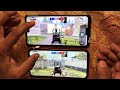 aquos r3 vs iphone xr pubgm test speed test pubg graphics test fps test and touch response test