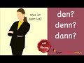 Learn German | Common Mistakes in German | den, denn oder dann | A1 | A2