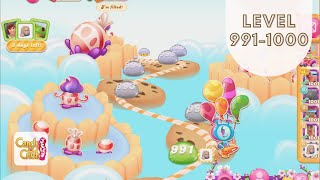 #100 Candy Crush Jelly Saga ［ LV.991-1000 ］キャンディクラッシュゼリー攻略 レベルクリア 桜シーズン