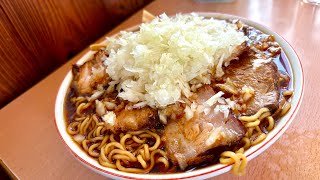 昭和29年創業老舗ラーメン梅乃家のチャーシューメンをガチ詰め。