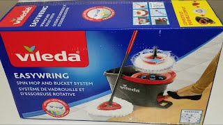 Vileda EasyWring Spin Mop System with built-in Wringer - Unboxing