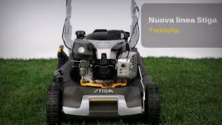 Rasaerba trazionato Stiga TWINCLIP 955B-Twinclip 950 V-Twinclip 950 VE: presentazione Stiga Twinclip