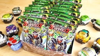 ガンバライジングチョコスナック3 箱買い開封レビュー【前編】オリジナルカード8種入り！まずは右列10個一気に開封！仮面ライダー鎧武(ガイム)