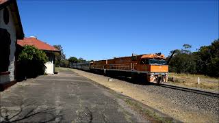 Journey Beyond Rail Great Southern 6AK8 NR30 NR31 at Mt Lofty and Nairne 24th December 2021