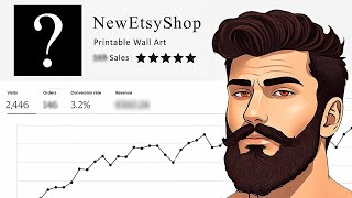 My First Month Selling Digital Products On Etsy (No Ads)