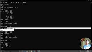 python 50 numpy reshape,expand dims,newaxis