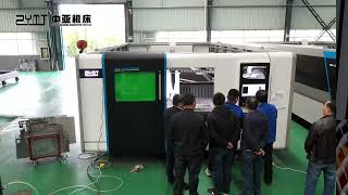 ZYP 6025 12KW Fiber Laser Double Exchange Platform