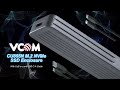 unboxing vcom usb c m.2 nvme ssd enclosure