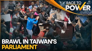 Taiwan Lawmakers Fight Over Controversial Bills Seen As Threat To Democracy | Race To Power | WION