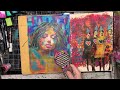 Colour matching with collage papers in your Art journal