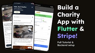 FLUTTER \u0026 STRIPE Charity App FULL TUTORIAL \u0026 Backend Setup | Clean Architecture, Bloc, Dio, Firebase