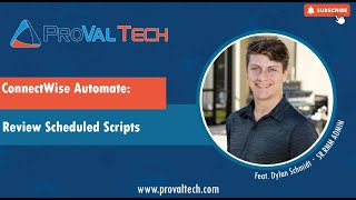 ConnectWise Automate: Review Scheduled Scripts