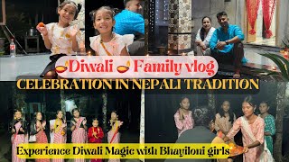 DIWALI 🪔 FAMILY VLOG & CELEBRATION IN NEPALI TRADITION ❤️