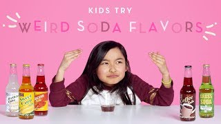 Kids Try Weird Soda Flavors | Kids Try | HiHo Kids