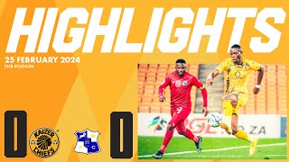 Highlights | Kaizer Chiefs vs. Milford FC | 2024 Nedbank Cup