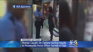 Viral Video Shows Woman Hurling Insults At Philly Officer