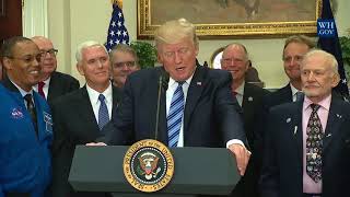 Remarks: Donald Trump Signs Space Council Executive Order - June 30, 2017