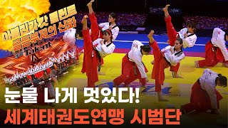 세계 명품 발차기 '아갓탤 골든부저의 신화' 세계태권도연맹 시범단 공연 실황 / WT(World Taekwondo)