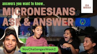 Micronesians asking each other relationship questions | #NovChallengesWeek2