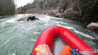 Running the North Fork of the Sauk in Washington (4000 CFS) 3/22/2022