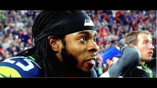 Super Bowl XLIX Final Interception (Sherman reaction PRICELESS) !!!!!