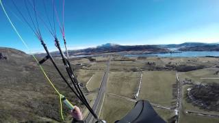 Paragliding fra Trælneshatten sømna