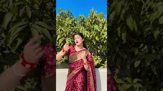 দুজনে মিলে চলো যাই পালইয়া❤️Sari:Sk ShOp Brand #youtubeshorts #pori #fashiontrends  #dance #trending