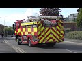 broken siren watford fire engine responding to fire call herts fire u0026 rescue