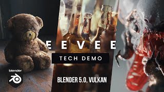 Blender 5.0 EEVEE Looks INSANE - Demo Reel (Vulkan Rendering)