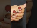 Orignal Hessonite Garnet Stone (gomed) rings in silver.