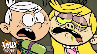 Lincoln Gets Attacked by Zombie Sisters! | "One Flu Over the Loud House" Full Scene | The Loud House