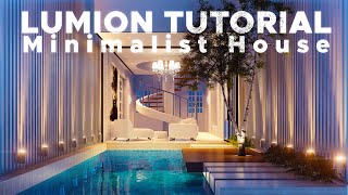 Lumion 6 Rendering Tutorial #53 - Minimalist House