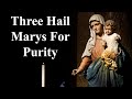 Three Hail Marys For Purity - Say These Every Morning & Evening