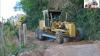 Estradas do interior! Motoniveladora caterpillar 120K / grader niveleuse motoconformadora