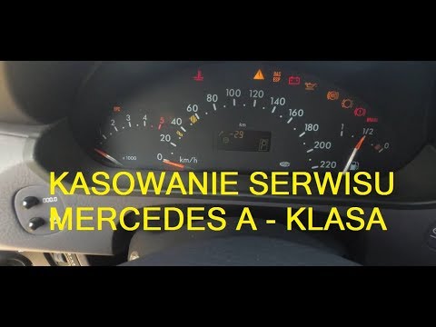 Kasowanie Inspekcji Serwisowej Mercedes A Klasa W168 | Reset Service ...