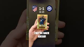 Can I predict ATLETICO vs INTER using these MATCH ATTAX packs? CHAMPIONS LEAGUE! #shorts