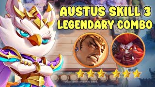 MAGIC CHESS ll DOUBLE LEGENDARY COMBO USING AUSTUS SKILL 3