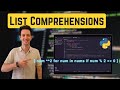 List Comprehensions in Python in less than 15 Minutes | Code with Josh