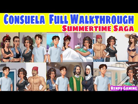 Consuela Full Walkthrough Summertime Saga 0.20.1 Consuela Complete Storyline